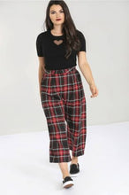 Load image into Gallery viewer, Red and Black Plaid Riot Culottes