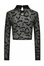 Load image into Gallery viewer, Roo Bat Mesh Crop Top