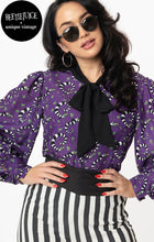 Load image into Gallery viewer, Beetlejuice Sandworm Soiree Gwen Blouse