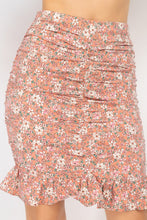 Load image into Gallery viewer, Mauve Floral Top and Skirt Set