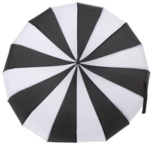 Load image into Gallery viewer, Black and White Pagoda Umbrella