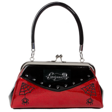 Load image into Gallery viewer, Red Webbed Widow Handbag