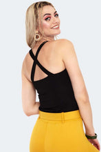 Load image into Gallery viewer, Black Sweetheart Halter Top