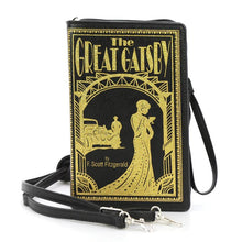 Load image into Gallery viewer, The Great Gatsby Book Purse