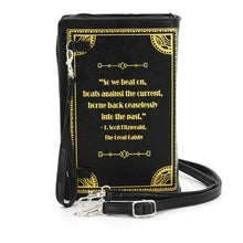 Load image into Gallery viewer, The Great Gatsby Book Purse