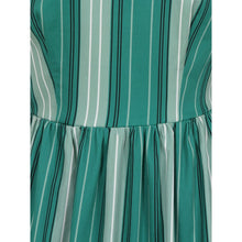Load image into Gallery viewer, Titta Mint Stripe Swing Dress