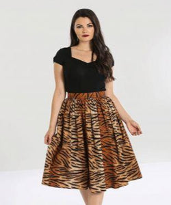Tora Tiger Print Skirt