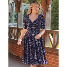 Load image into Gallery viewer, Trixie Celestial Velvet Swing Dress