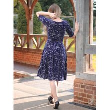Load image into Gallery viewer, Trixie Celestial Velvet Swing Dress