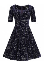 Load image into Gallery viewer, Trixie Celestial Velvet Swing Dress