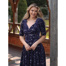 Load image into Gallery viewer, Trixie Celestial Velvet Swing Dress