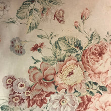 Load image into Gallery viewer, White Iron and Floral Cushion Vanity Seat