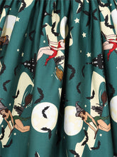 Load image into Gallery viewer, Witches Jasmine Swing Skirt