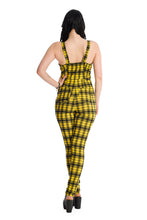 Load image into Gallery viewer, Yellow Plaid Jumpsuit
