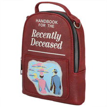 Load image into Gallery viewer, &quot;Handbook For The Recently Deceased&quot; Beetlejuice Wristlet Wallet Purse

