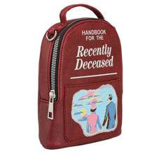 Load image into Gallery viewer, &quot;Handbook For The Recently Deceased&quot; Beetlejuice Wristlet Wallet Purse

