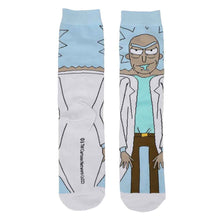 Load image into Gallery viewer, Rick &amp; Morty Set of 3 Character Socks
