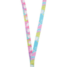 Load image into Gallery viewer, Hello Kitty Strawberry Milk Reversible Lanyard with Charm
