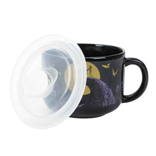 Load image into Gallery viewer, Nightmare Before Christmas Ceramic Soup Mug with Vent Lid
