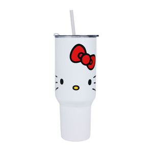 Hello Kitty Face Stainless Steel Tumbler