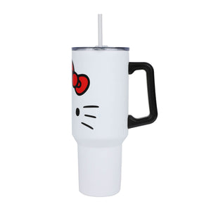 Hello Kitty Face Stainless Steel Tumbler