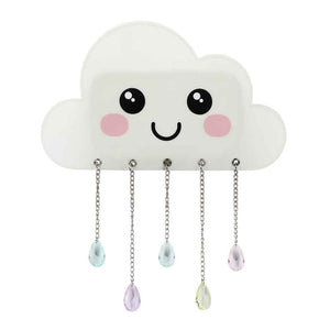 Smiley Cloud Semi-Translucent Mini Backpack