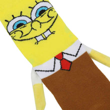 Load image into Gallery viewer, SpongeBob SquarePants &amp; Patrick Holding Hands 3D Crew Socks
