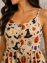 Load image into Gallery viewer, NEW Halloween Cami Maxi Dress
