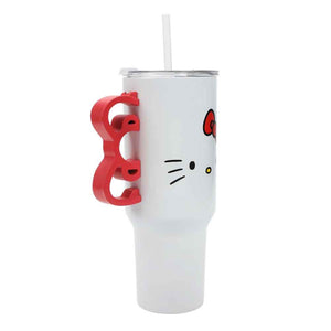 Hello Kitty Bow Handle Stainless Steel Tumbler