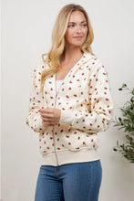 Load image into Gallery viewer, Strawberry Zip-Up Hoodie Jacket
