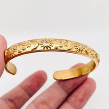 Load image into Gallery viewer, Celestial Cuff Bangle Bracelet
