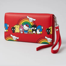 Load image into Gallery viewer, Hello Kitty and Friends Rainbow Party Large Zip Wallet
