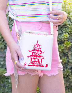 White Chinese Take Out Box Purse