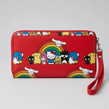 Load image into Gallery viewer, Hello Kitty and Friends Rainbow Party Large Zip Wallet
