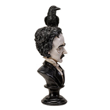 Load image into Gallery viewer, Quoth The Raven Edgar Allen Poe Bust
