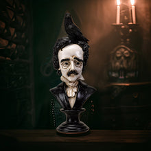 Load image into Gallery viewer, Quoth The Raven Edgar Allen Poe Bust
