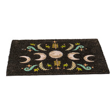 Load image into Gallery viewer, Dark Forest Moon Phase Door Mat
