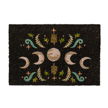 Load image into Gallery viewer, Dark Forest Moon Phase Door Mat
