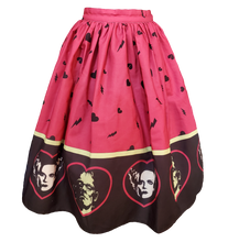 Load image into Gallery viewer, Frankenstein and his Bride Swing Skirt
