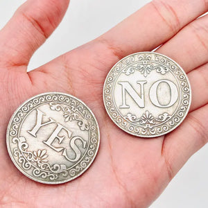 Yes-No Divination Decision Coin