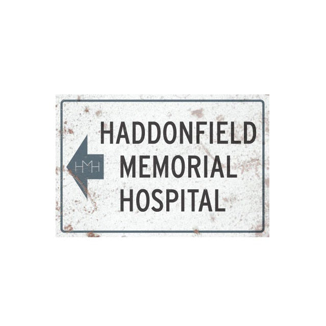 Haddonfield Memorial Hospital Aluminum Sign