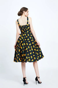 Lana Mandarin Orange Dress