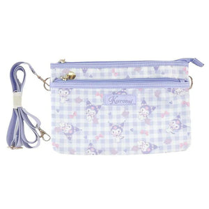 Kuromi Gingham Crossbody Purse