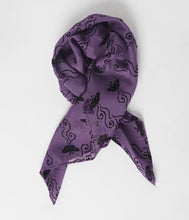 Load image into Gallery viewer, Corpse Bride Butterfly Print Hair Scarf
