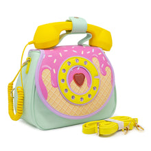 Load image into Gallery viewer, Ice Cream Dream Ring Ring Phone Convertible Handbag Purse
