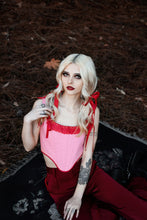 Load image into Gallery viewer, Valentine Reversible Corset Top
