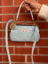 Load image into Gallery viewer, Cinnamoroll Quilted Kisslock 2-Way Shoulder Purse
