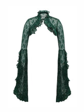Load image into Gallery viewer, Emerald Lace Shrug Bolero
