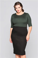 Load image into Gallery viewer, Black Fiona Pencil Skirt
