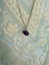 Load image into Gallery viewer, Amethyst Dainty Pendant Necklace
